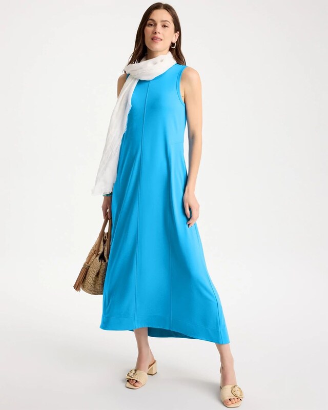 Jersey Knit Maxi Dress - image 2